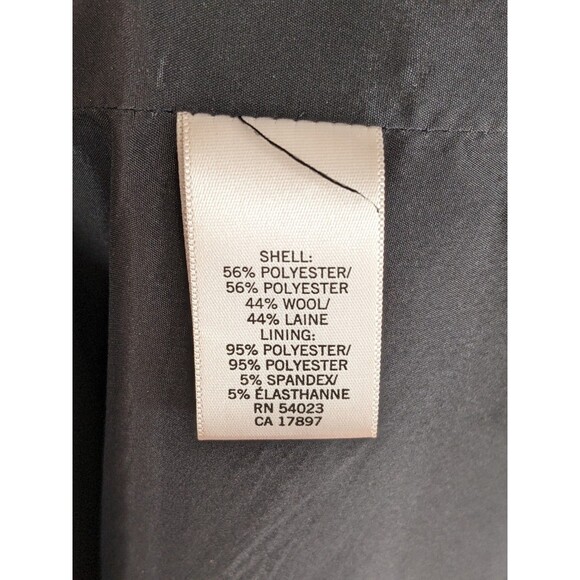 Banana Republic Sheath Tweed Dress Women 4 Gray Wool Blend Classic Office - Picture 7 of 10